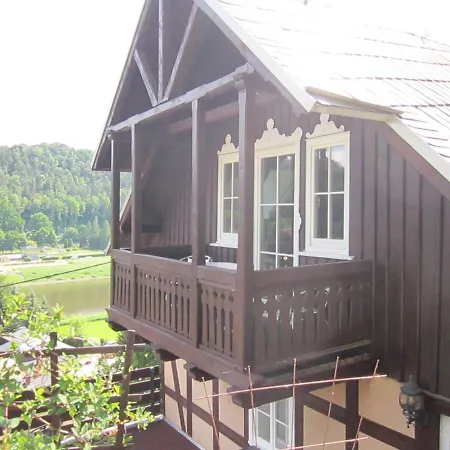 Wehlener Landhaus in Stadt Wehlen, Sächsische Schweiz Exterior foto